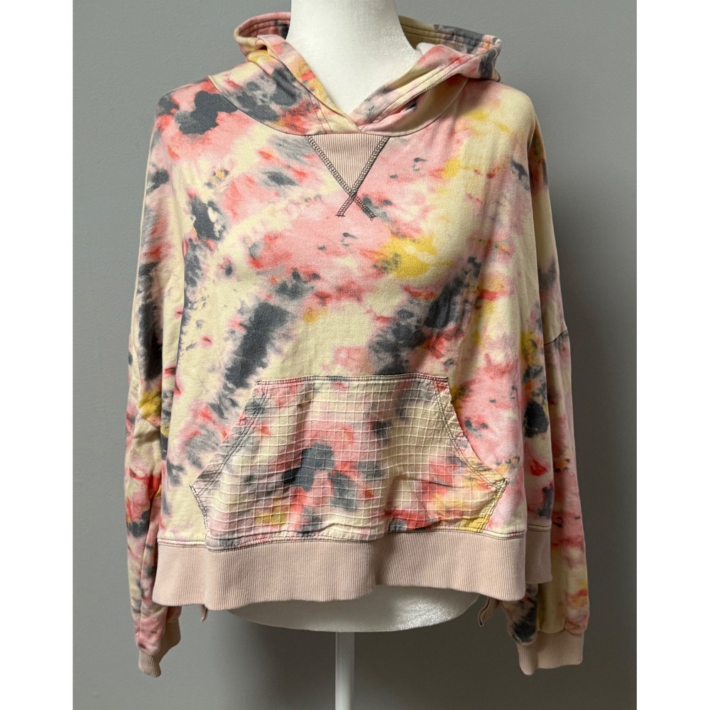 Out From Under Urban Outfitters Rowan Popover Tie Dye Hoodie Oversized Size S